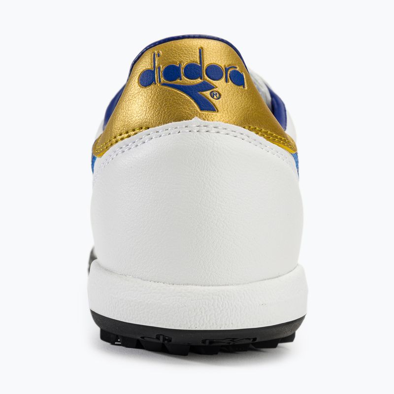 Scarpe da calcio uomo Diadora Brasil 2 R TFR bianco/blu/oro 6