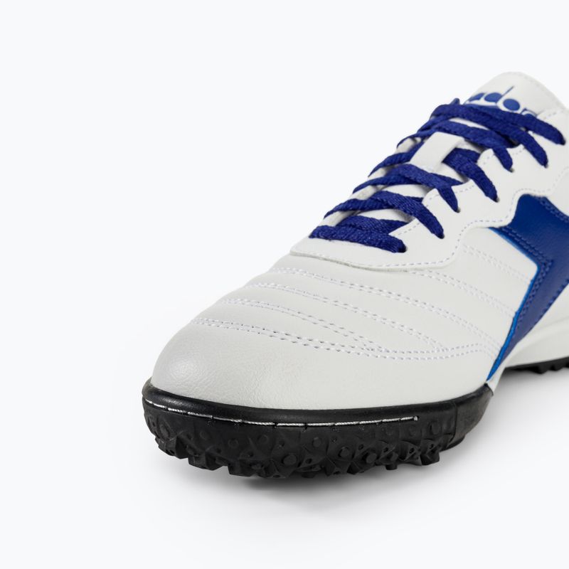 Scarpe da calcio uomo Diadora Brasil 2 R TFR bianco/blu/oro 7