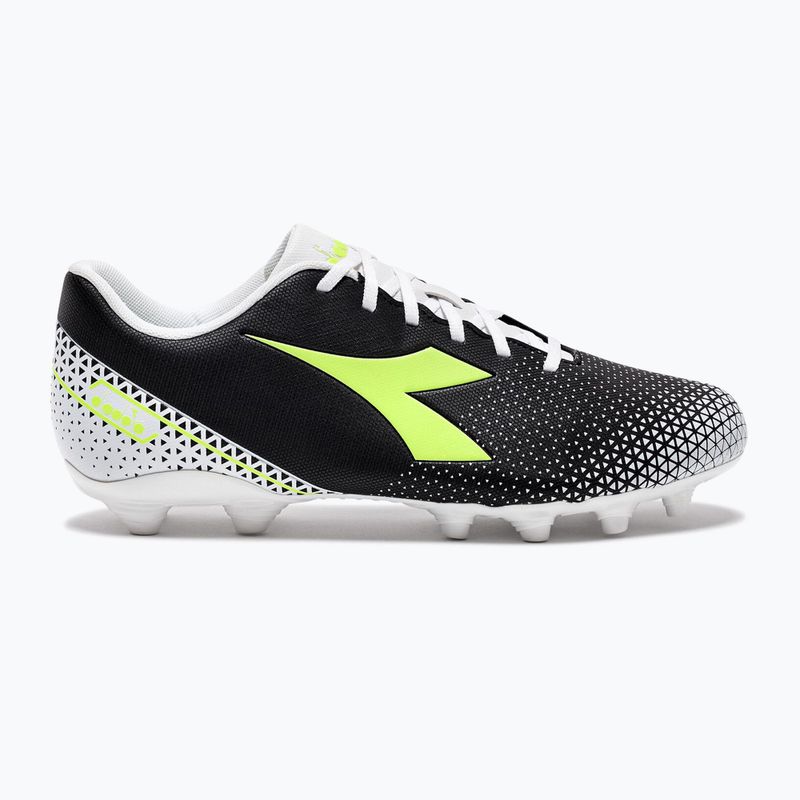 Scarpe da calcio Diadora Pichichi 6 MG14 uomo nero/giallo fluo/bianco 8