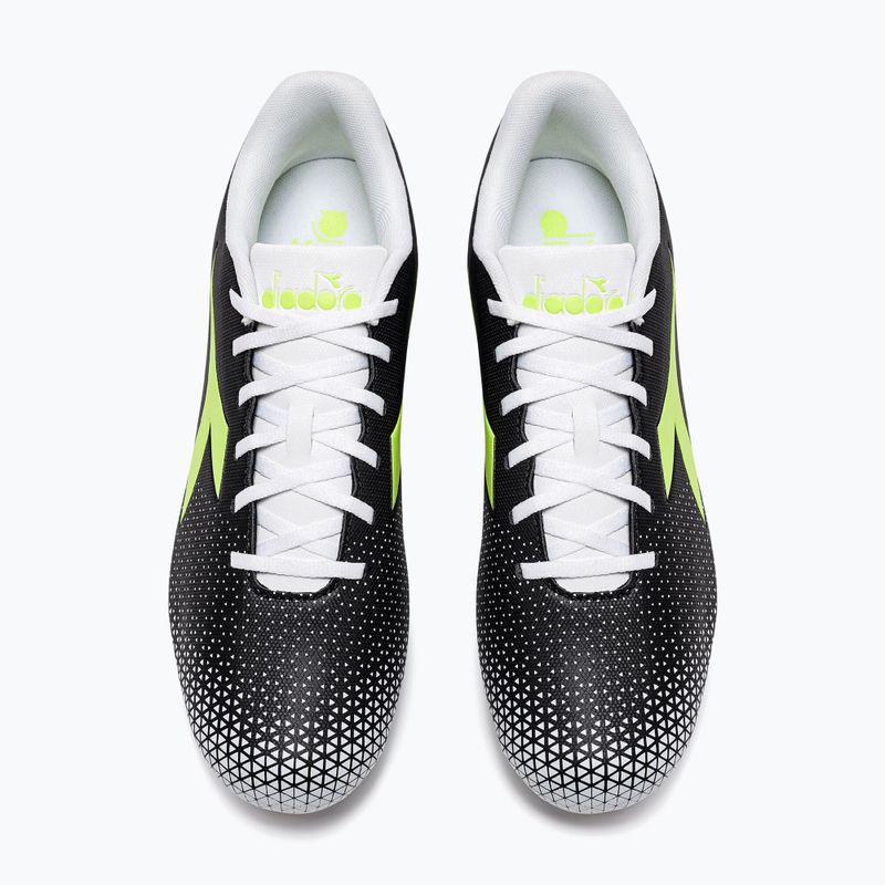 Scarpe da calcio Diadora Pichichi 6 MG14 uomo nero/giallo fluo/bianco 11