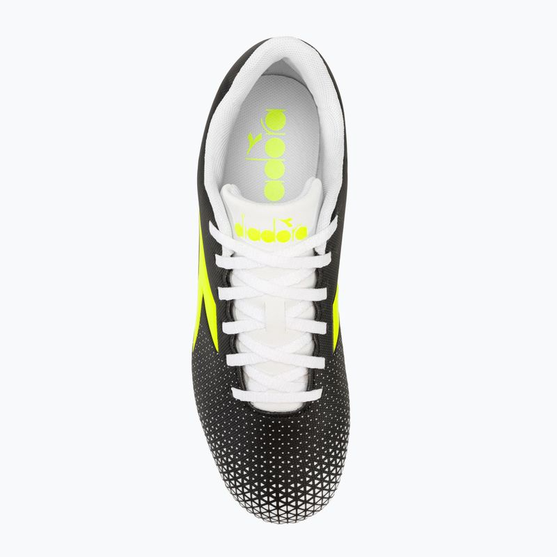 Scarpe da calcio Diadora Pichichi 6 MG14 uomo nero/giallo fluo/bianco 5
