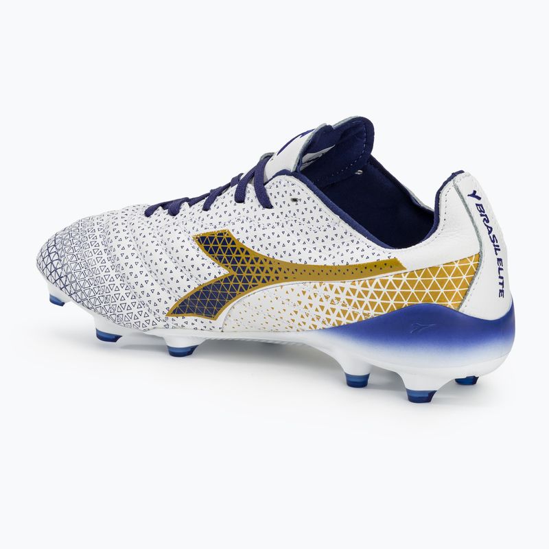 Scarpe da calcio Diadora Brasil Elite Tech GR ITA LPX uomo bianco/blu/oro 3