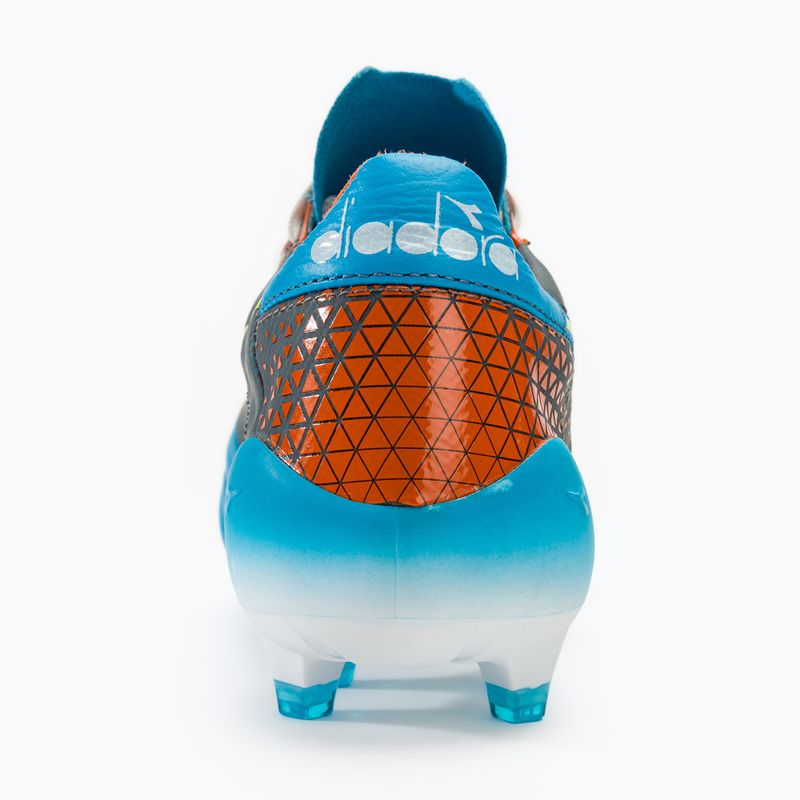 Scarpe da calcio Diadora Brasil Elite Veloce GR ITA LPX uomo blu fluo/bianco/arancio 6