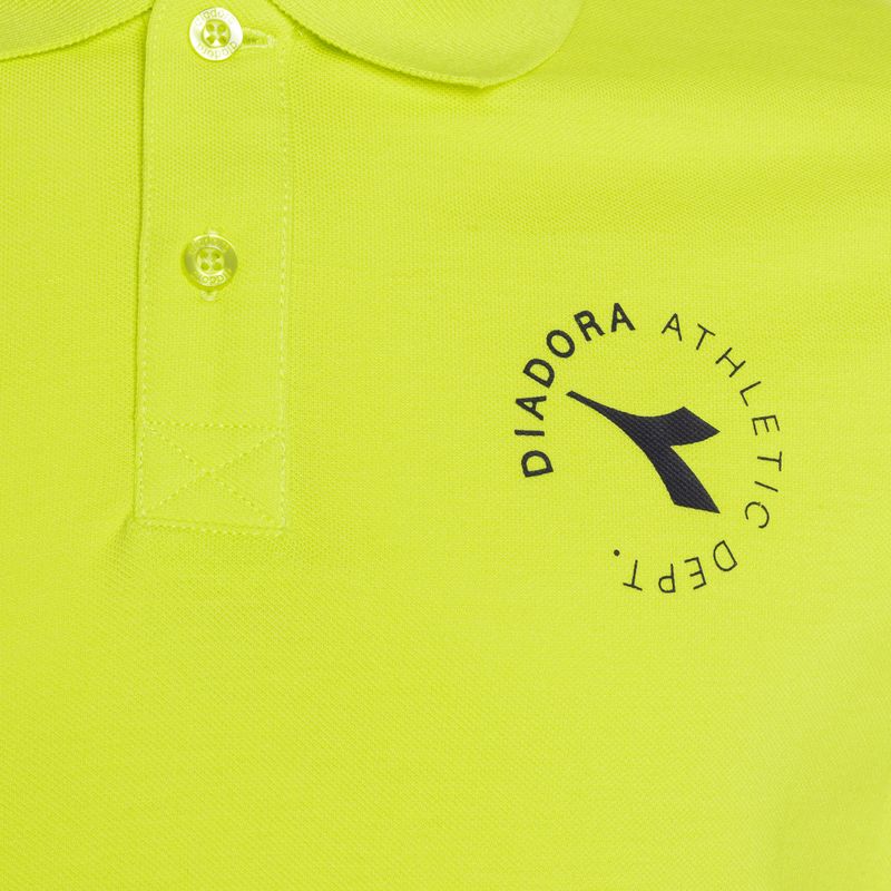 Diadora Essential Sport polo uomo giallo enotera 3