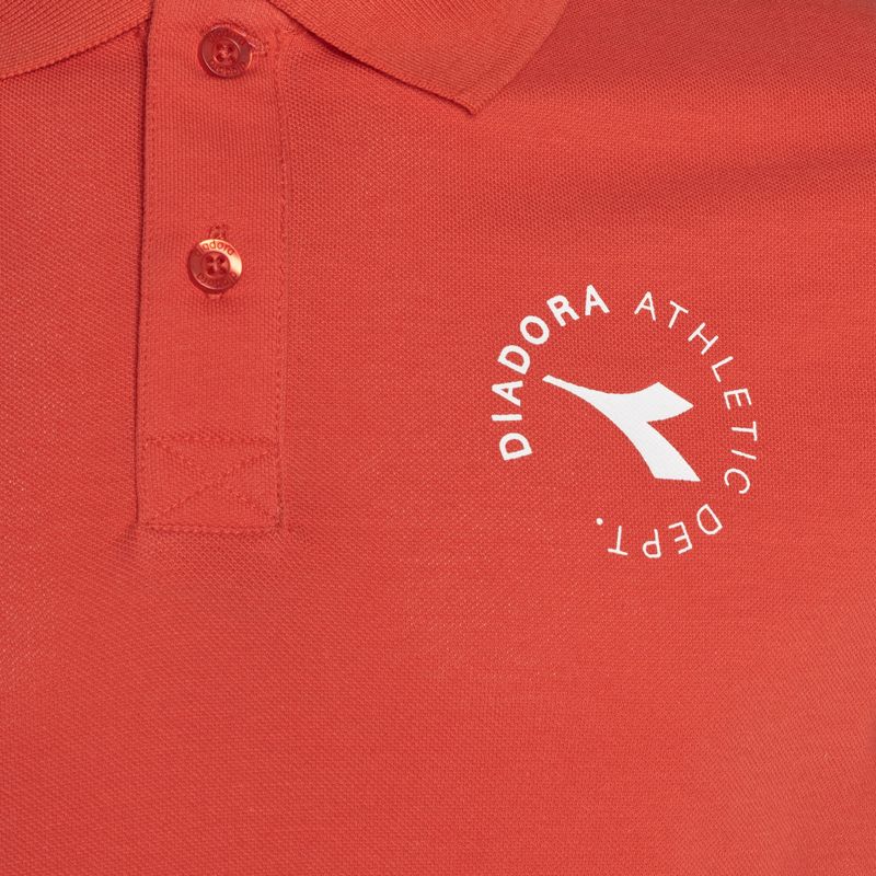 Polo Diadora Essential Sport uomo rosso cayenne 3