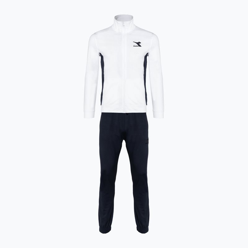 Tuta uomo Diadora Tuta FZ Core bianco ottico