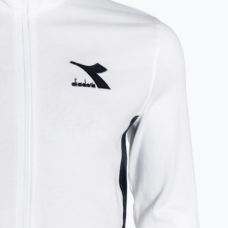 Tuta uomo Diadora Tuta FZ Core bianco ottico 9