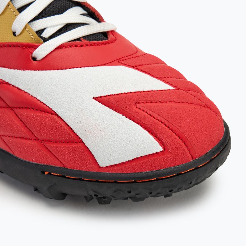 Scarpe da calcio uomo Diadora Brasil Sala Elite TF milano rosso/bianco/nero 7