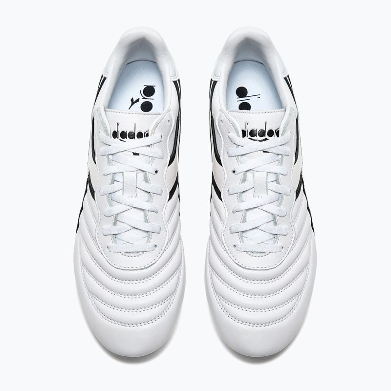 Scarpe da calcio uomo Diadora Brasil LT+ MDPU bianco/nero 10