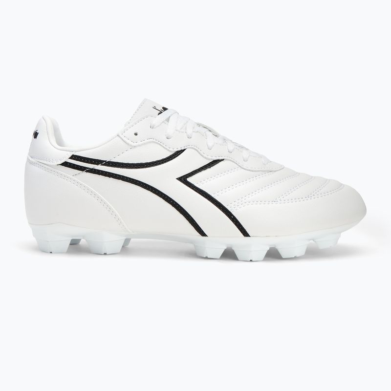 Scarpe da calcio Diadora Brasil R LPU uomo bianco/nero 2