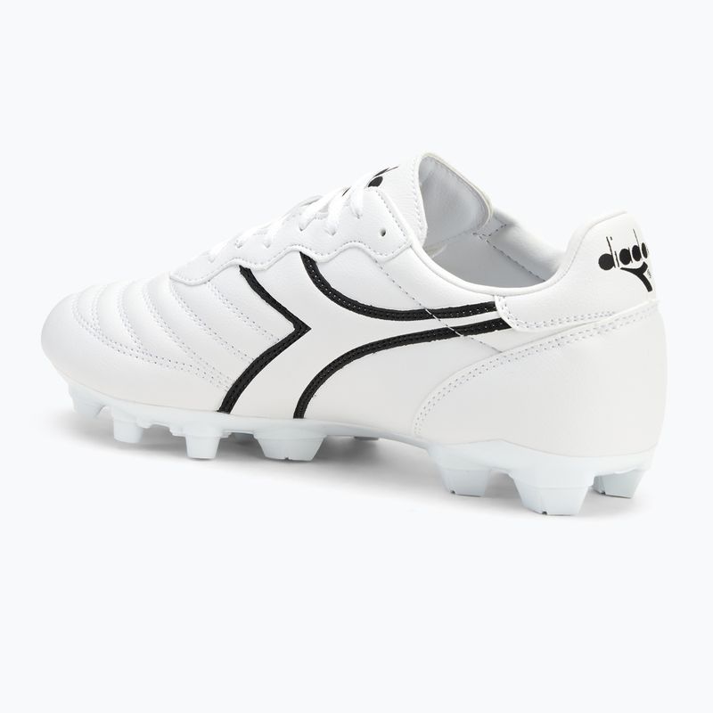 Scarpe da calcio Diadora Brasil R LPU uomo bianco/nero 3