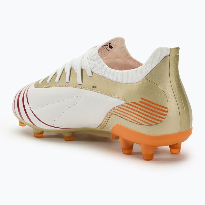 Scarpe da calcio Diadora Maximus Elite SLX da uomo bianco/peperoncino/arancio rosso 3