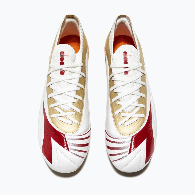 Scarpe da calcio Diadora Maximus Elite SLX da uomo bianco/peperoncino/arancio rosso 10