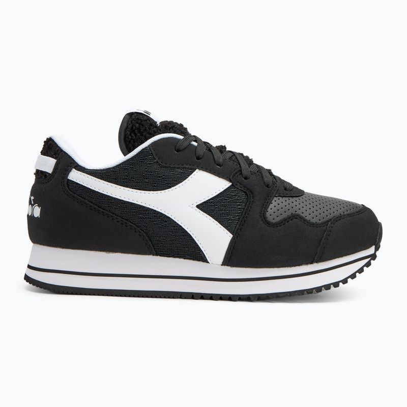 Scarpe da donna Diadora Skyler Platform Curly nero 2