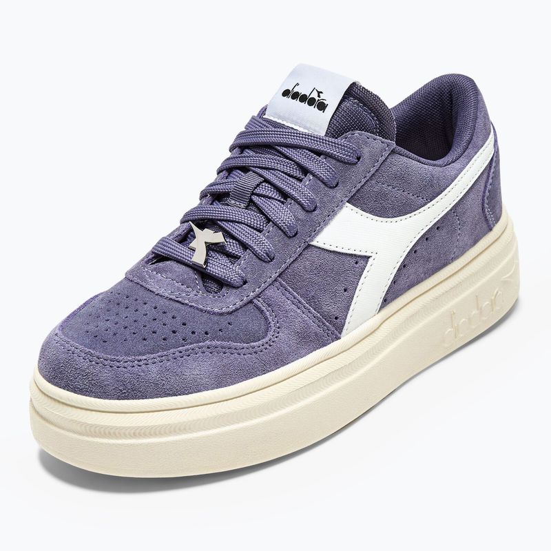 Scarpe Diadora Magic Bold Suede donna blu alba 8