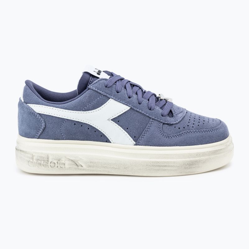 Scarpe Diadora Magic Bold Suede donna blu alba 2