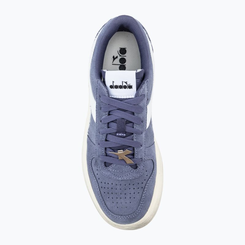 Scarpe Diadora Magic Bold Suede donna blu alba 5