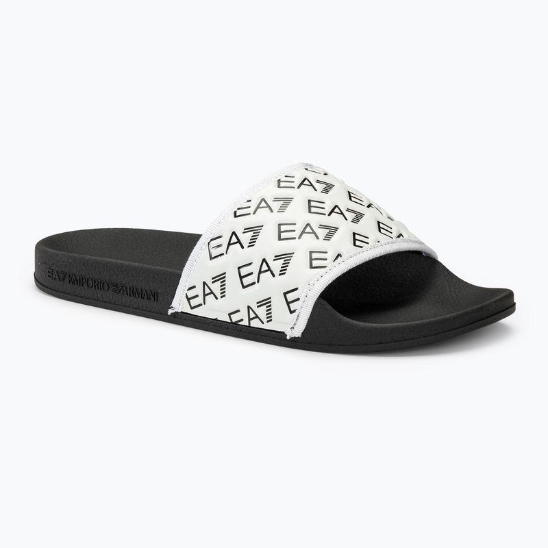 EA7 Emporio Armani Water Sports All Over infradito bianco/nero