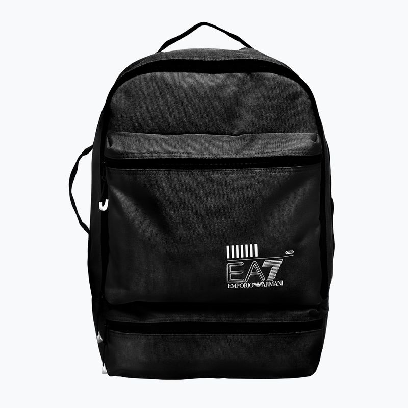 EA7 Emporio Armani Train Core 23 l nero/bianco zaino urbano con logo
