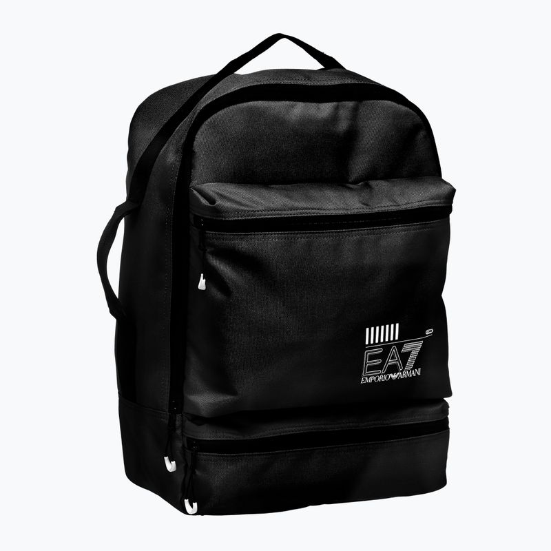 EA7 Emporio Armani Train Core 23 l nero/bianco zaino urbano con logo 3