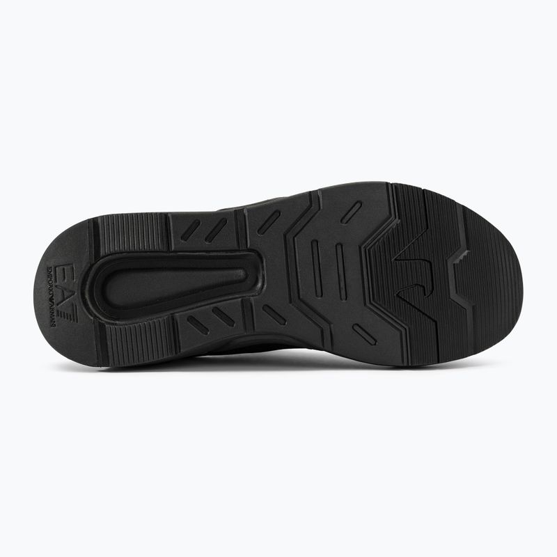 EA7 Emporio Armani Ace Runner scarpe triple nero/argento 4