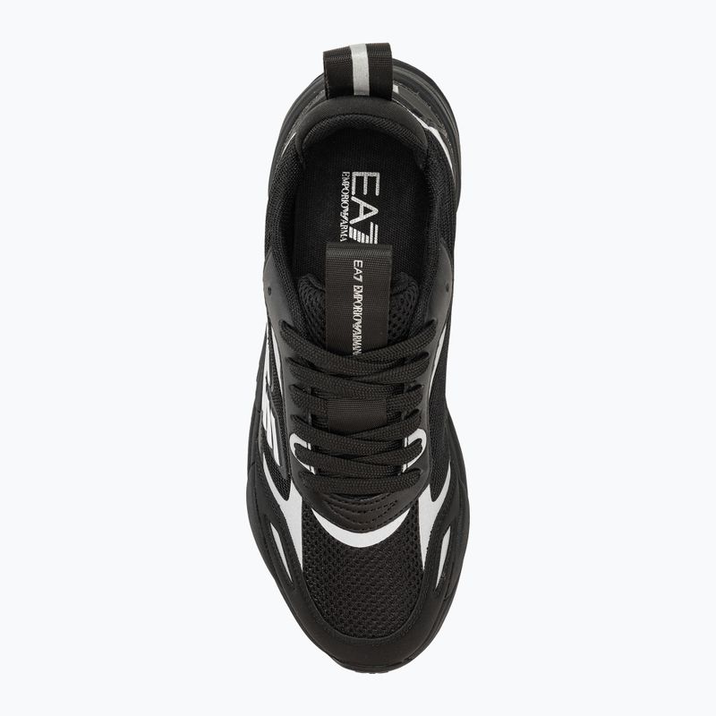 EA7 Emporio Armani Ace Runner scarpe triple nero/argento 5