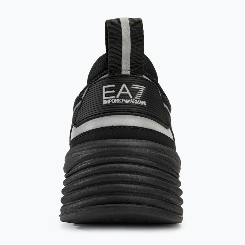 EA7 Emporio Armani Ace Runner scarpe triple nero/argento 6