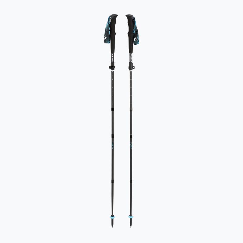 Bastoncini da trekking Fizan Ultrax Carbon blu chiaro