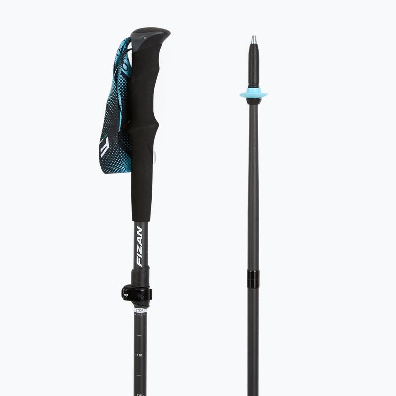 Bastoncini da trekking Fizan Ultrax Carbon blu chiaro 3