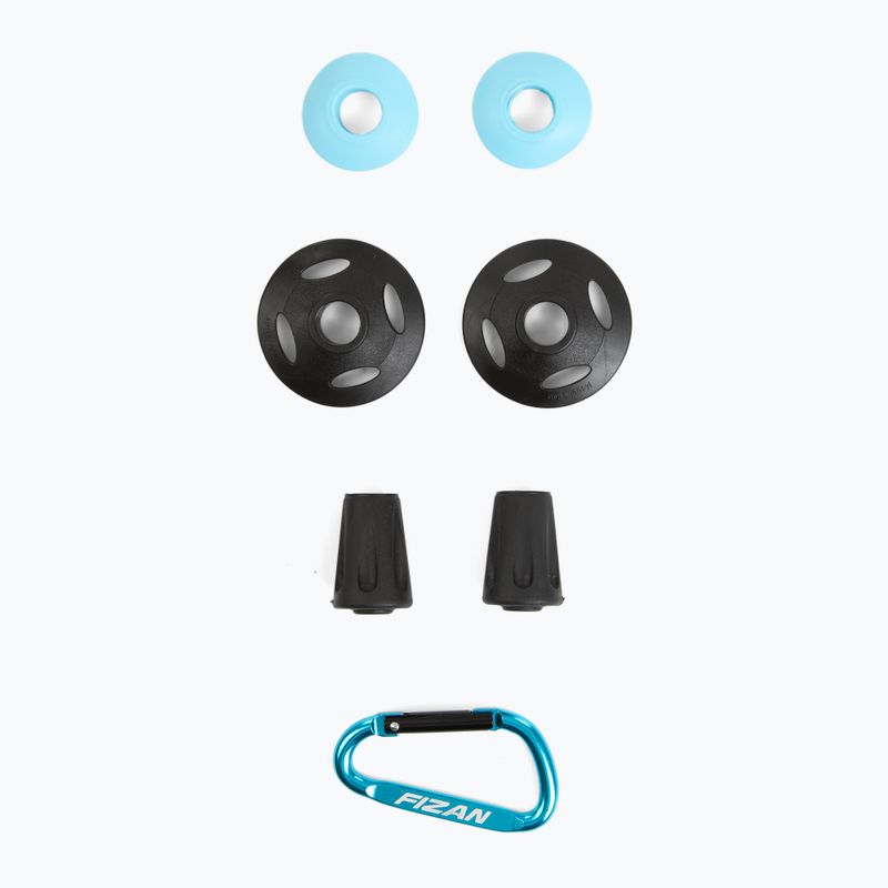 Bastoncini da trekking Fizan Ultrax Carbon blu chiaro