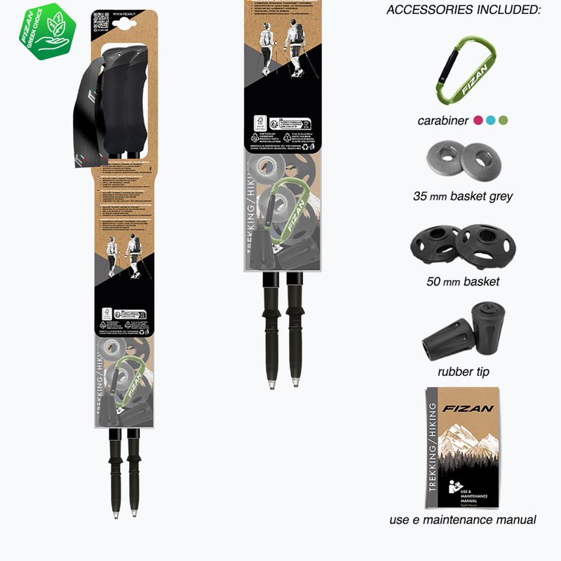 Bastoni da trekking  Fizan Compact blue 7