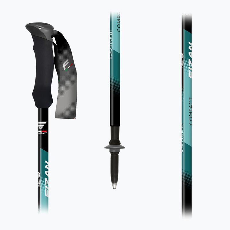 Bastoni da trekking  Fizan Compact water green 5
