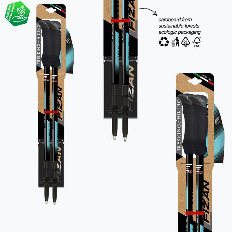 Bastoni da trekking  Fizan Compact Tech 4 light blue 6