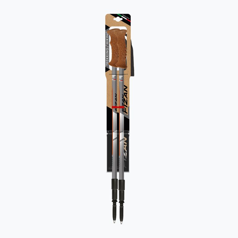 Bastoni da trekking Fizan Tierra grey/orange 3