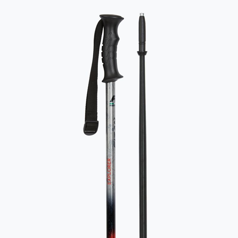 Bastoni da trekking Fizan Explorer beige/red 3