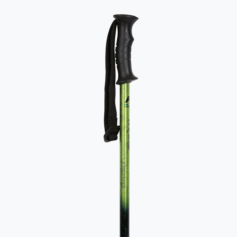 Bastoni da trekking Fizan Explorer lime/grey 2