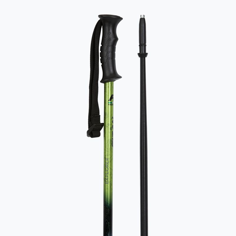 Bastoni da trekking Fizan Explorer lime/grey 3