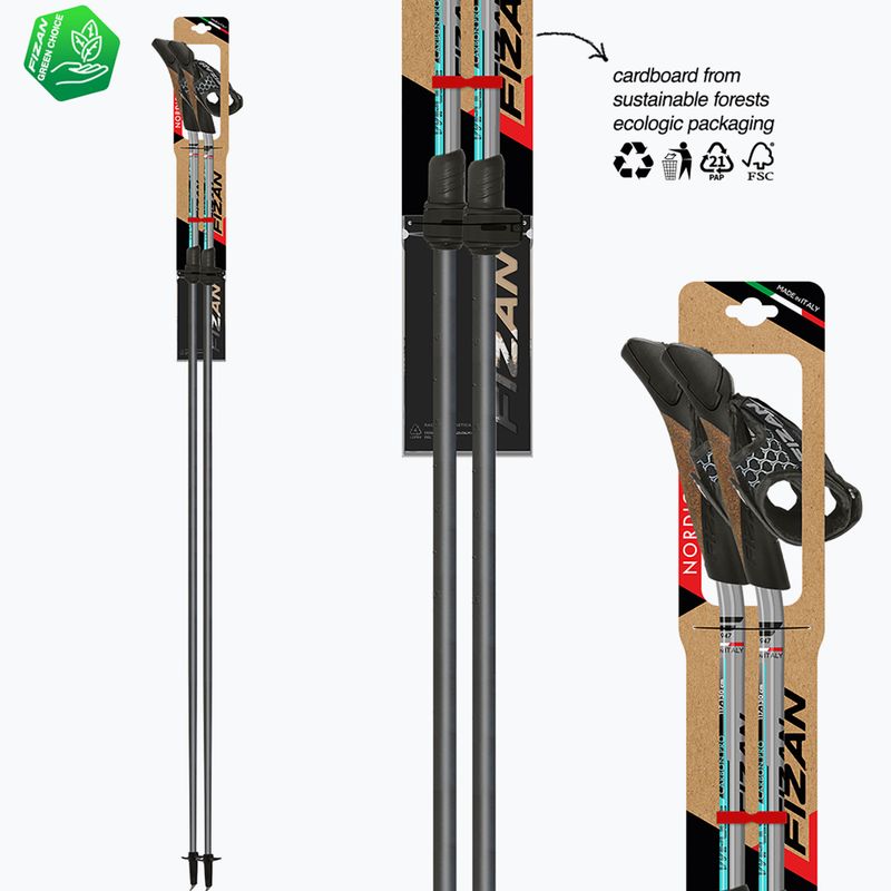 Bastoncini da Nordic walking Fizan Carbon Pro Impulse grey 6
