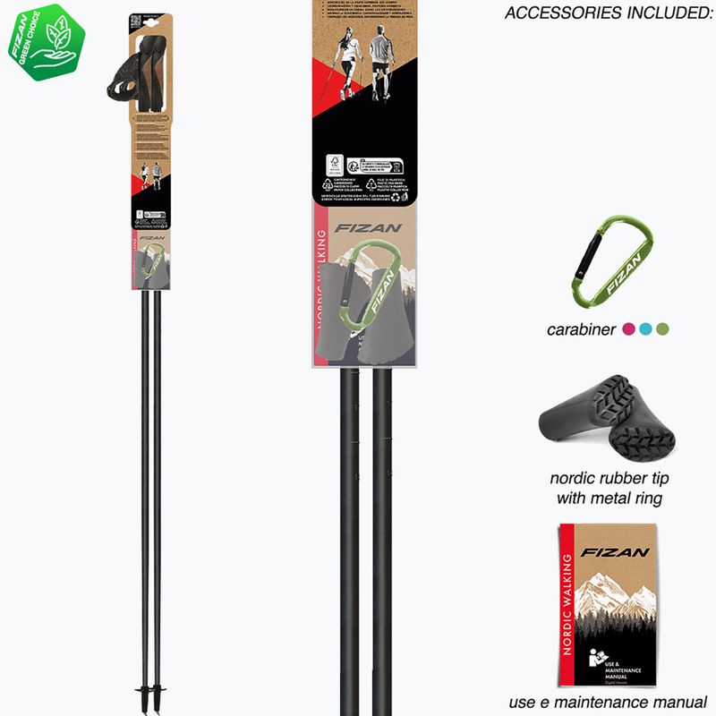 Bastoncini da Nordic walking Fizan Tekno yellow 7