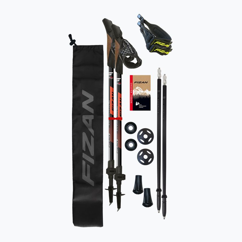 Bastoncini da Nordic walking Fizan R-Evolution Pro red 3