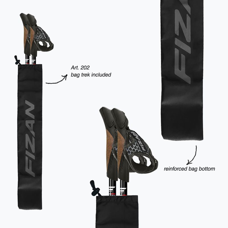 Bastoncini da Nordic walking Fizan R-Evolution Pro red 5