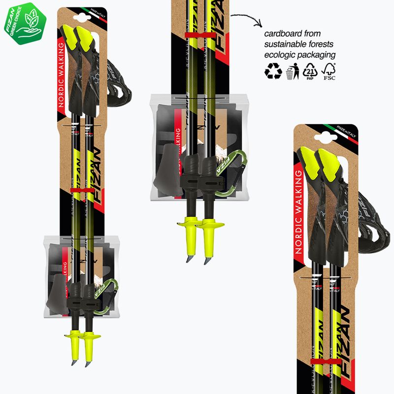 Bastoncini da Nordic walking Fizan R-Evolution yellow 6