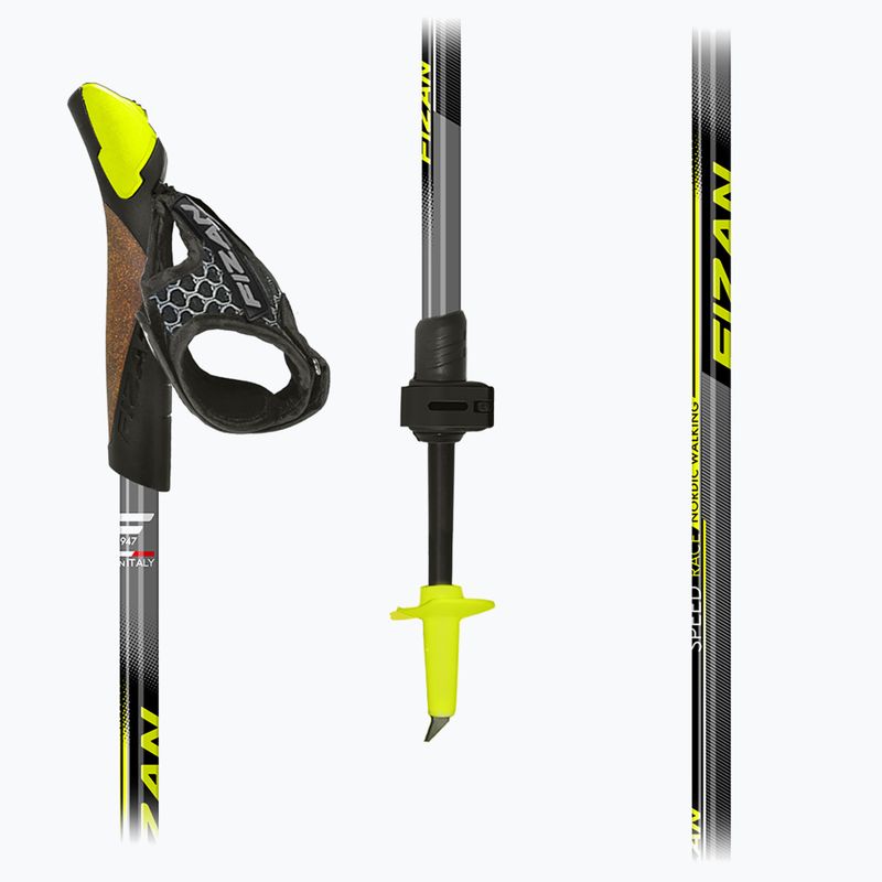 Bastoncini da Nordic walking Fizan Speed Race yellow 3