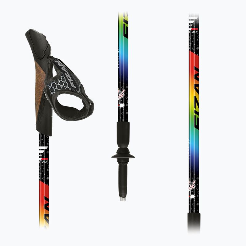 Bastoncini da Nordic walking Fizan Speed Junior rainbow 5
