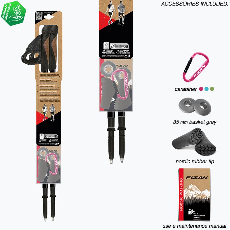 Bastoncini da Nordic walking Fizan Lite Tech yellow 5