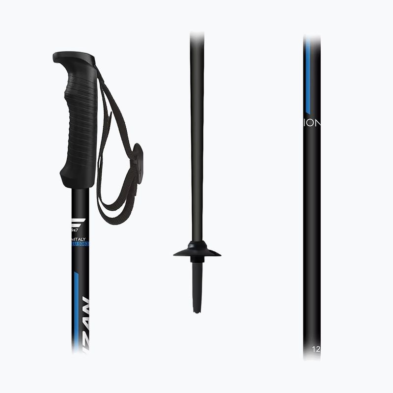 Bastoni da sci Fizan Action black/blue 2