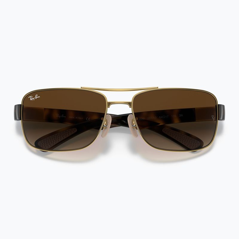 Occhiali da sole Ray-Ban RB3522 arista gold/brown 3