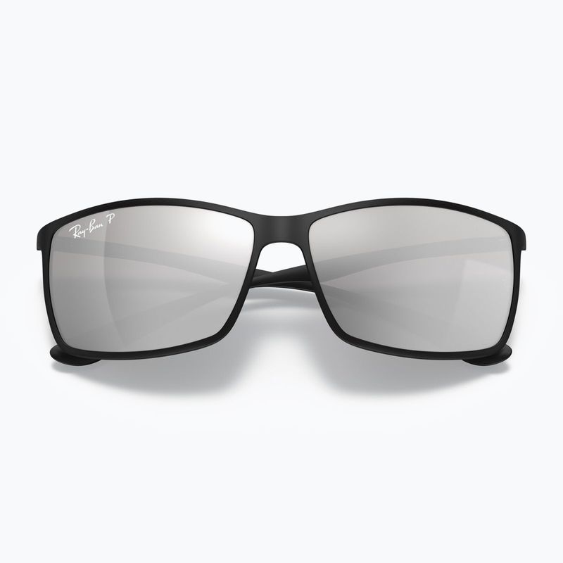 Occhiali da sole Ray-Ban RB4179 Liteforce matte black/silver polarized 3