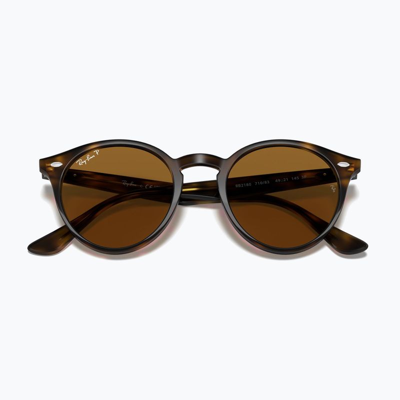 Occhiali da sole Ray-Ban RB2180 light havana/brown polarized 3