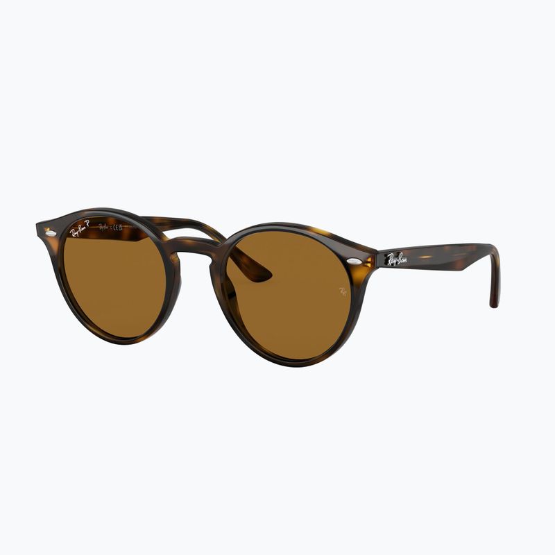 Occhiali da sole Ray-Ban RB2180 light havana/brown polarized 4